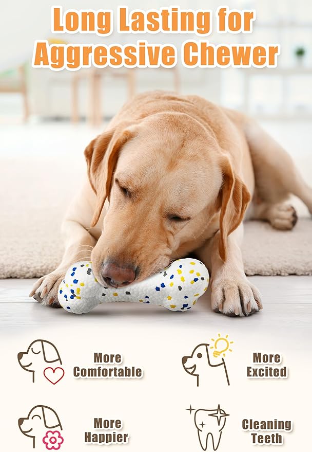 Moonorange 4.72" Indestructible Large Rugby Balls for Aggressive Chewers Durable Olive Bouncy Interactive Football Toy for Dogs Fetch Game Lightweight Floating Outdoor Training, White