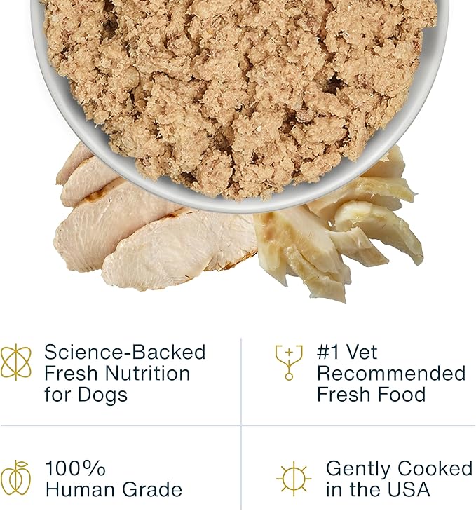 JustFoodForDogs Frozen Fresh Cat Food, Human Grade Wet Cat Food Pate, Fresh Pet Meals and Toppers, Grain Free, No Preservatives, High Protein, Limited Ingredient Gravy, Fish & Chicken 18oz - 7 Pack