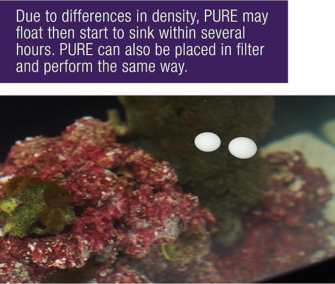 Coralife Aquarium Fish Tank Marine Salt Water PURE Water Care Bacteria Supplement, 4 pack