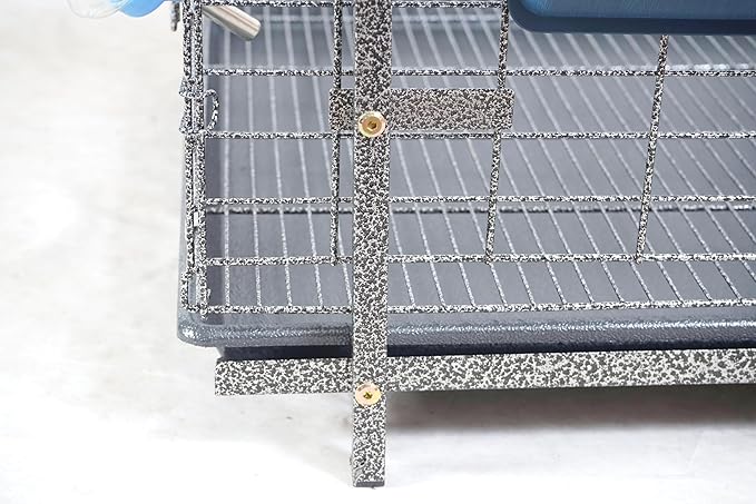 Stackable Rabbit Cage with Feeder and Water Bottle, 24 x 24 x 16 inches, Guinea Pig Ferret Bunny Hutch (2)