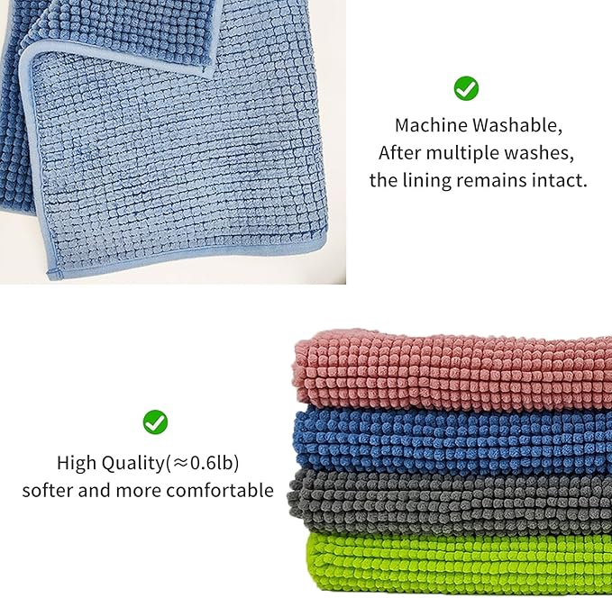 Oncpcare Rabbit Cage Liner 2 Pack – Washable Fleece Bedding Mats for Guinea Pig, Bunny, Ferret, Chinchilla, Rat | Soft Reusable Small Animal Pads (Beige)