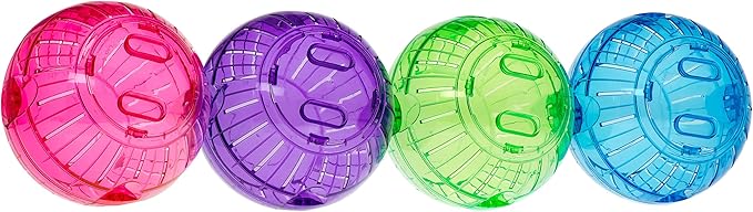 Kaytee 7" Assorted Color Run-About Exercise Ball For Pet Hamsters & Gerbils