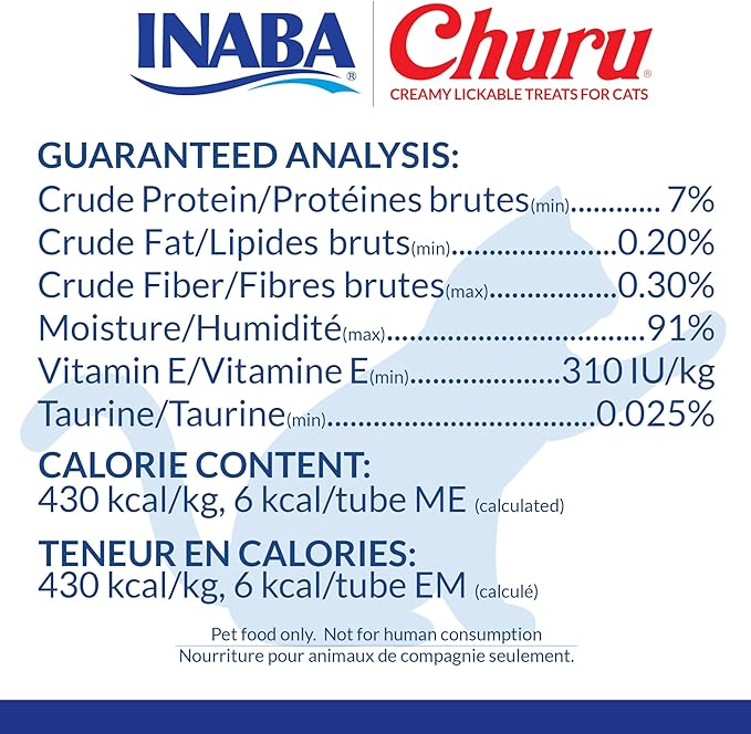 INABA Churu Cat Treats, Lickable, Squeezable Creamy Purée Cat Treat with Green Tea Extract & Taurine, 0.5 Ounces Each Tube, 10 Tubes, Chicken Variety
