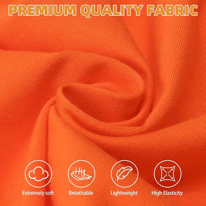 KOOLTAIL Large Dog Clothes for Boy Girl, 2 Pack Cotton Summer Dog T Shirts UV & Insect Protection for Outdoor Camping, Anti-Hair Loss Breathable Sleeveless Pet Vest Tank Tops Apparel, Orange&Red, XL