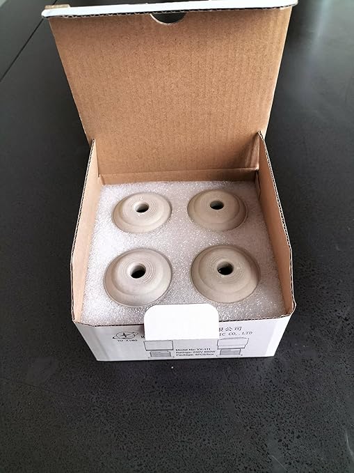 UL Listed E26 Ceramic Lamp Socket, 660W High-Temp Porcelain Light Holder for Brooder Heat Lamp, Reptile Basking Fixture, DIY Replacement (White, 4-Pack)