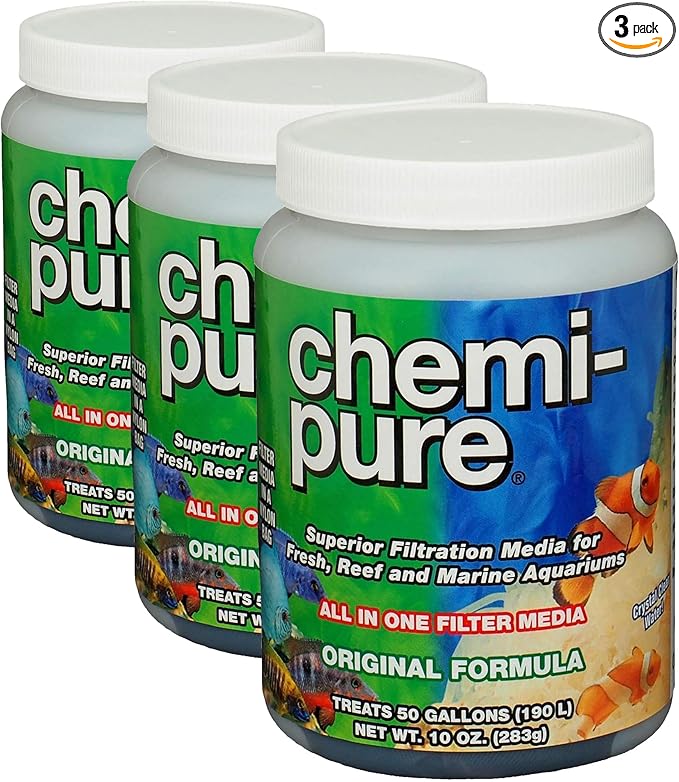 Boyd Enterprises ABE16705 Chemipure Filter Media for Aquarium, 10-Ounce (Pack of 3)