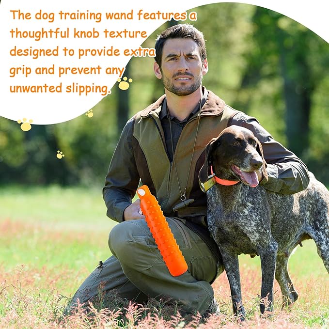 Blueweenly 4 Pcs Dog Bumper Toy for Water Retrieving Plastic Puppy Training Dummy Dog Float Toy Lightweight for Float on The Water Pool Outdoor Training Hunting Fetching (Red and Orange)