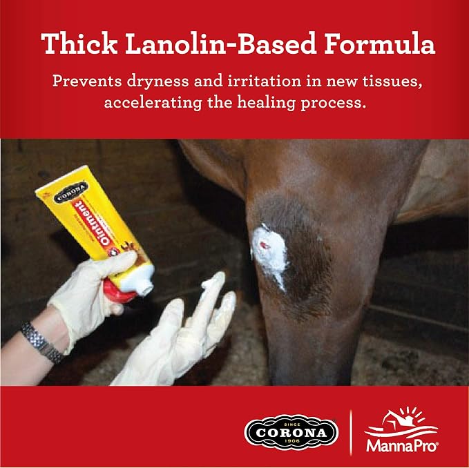 Corona Horse Ointment 14 oz – Multi-Purpose Soothing Relief for Hooves, Skin, Joints, and Muscle Care