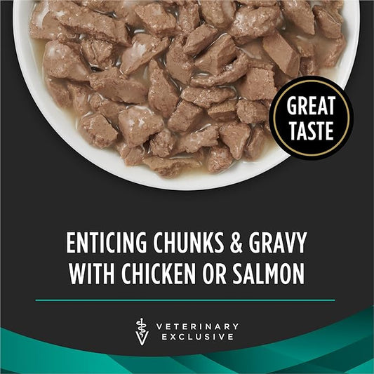 Purina Pro Plan Veterinary Diets EN Gastroenteric Feline Formula Savory Selects in Sauce Variety Pack Wet Cat Food - (Pack of 24) 5.5 oz. Cans
