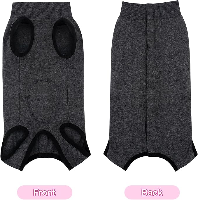 Coppthinktu Recovery Suit for Dogs After Surgery, Dog Onesie Surgery Recovery Suit for Female Spay, Soft Surgical Pajamas Bodysuits for Puppy to Prevent Licking Dog Cone Alternative