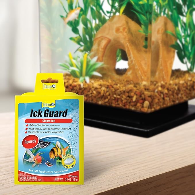 Tetra Ick Guard 8 Count, Quick Remedy For Ick In aquariums, Golds & Yellows