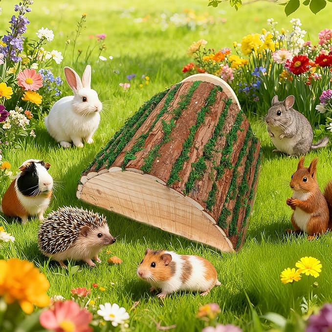 Bunny Hideout, Hedgehog Hideout, Chinchilla Hideout, Hideout for Hamsters, Squirrel, Guinea Pig