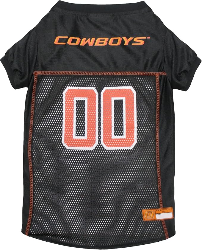 Pets First OKS-4006-XL Oklahoma State Mesh Jersey, multi, one size