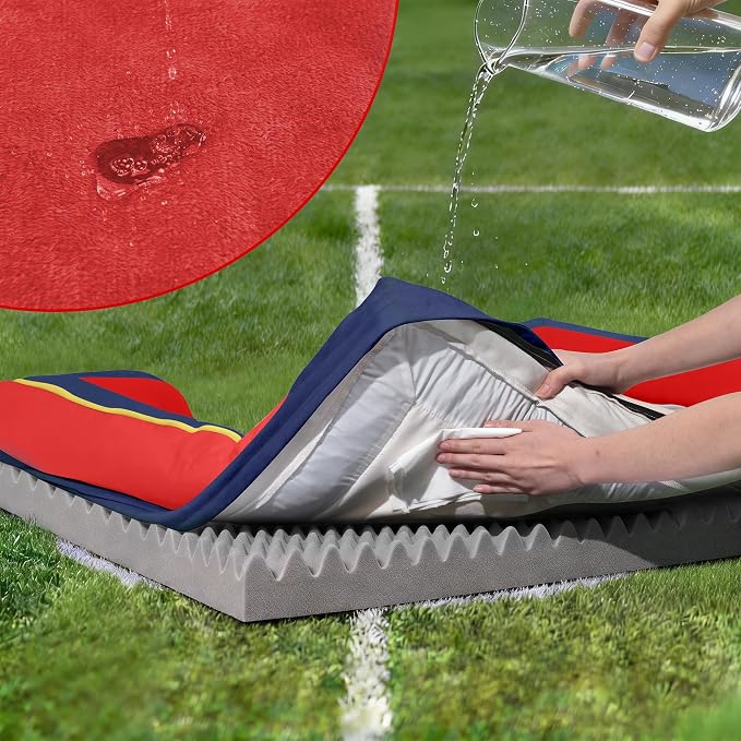 Comfort Expression Orthopedic Dog Bed for Extra Large Dogs with Bolster | Waterproof Dog Couch Bed with Washable Cover & Non-Slip Bottom, Supportive Egg Crate Foam XL Pet Bed, 42x30 Inch