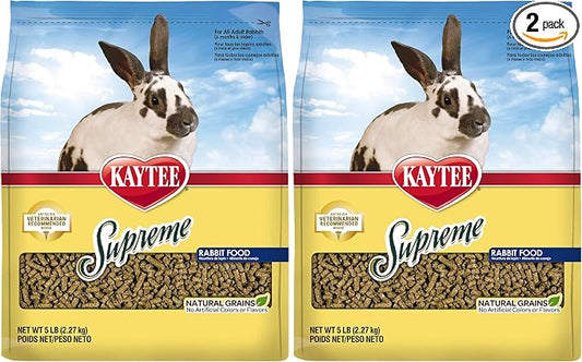 Kaytee Supreme Rabbit Food 5 lb,(Pack of 2)