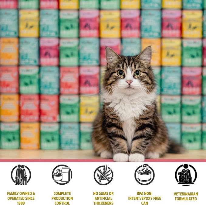 FirstMate Wet Cat Food Limited Ingredient Cage-Free Chicken Formula – Grain Free, High Protein, Single Ingredient, Canned Cat Food – 12.2 oz Case of 12