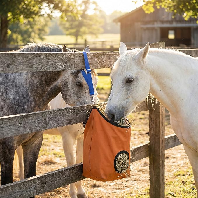4Pcs Horse Bucket Strap Hangers Adjustable Nylon Straps Hanging Feed Tack for Hay Nets Water Buckets Horse Suppliers