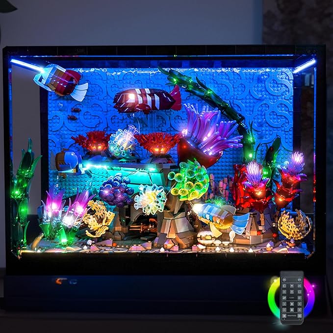 LED Lighting Compatible with Lego Tropical Aquarium 10366 - JUST Lights,Light Kit Compatible with Lego 10366,NOT Included The Model
