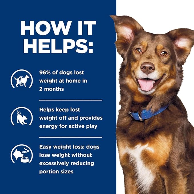Hill's Prescription Diet Metabolic Weight Management Wet Dog Food, Chicken, 13 oz. Cans, 12-Pack