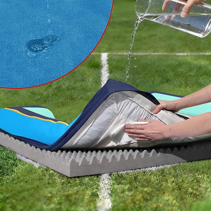 Comfort Expression Orthopedic Dog Beds for Large Sized Dog with Bolster | Waterproof Dog Couch Bed with Washable Cover & Non-Slip Bottom, Supportive Egg Crate Foam Large Pet Bed, 36x27 Inch