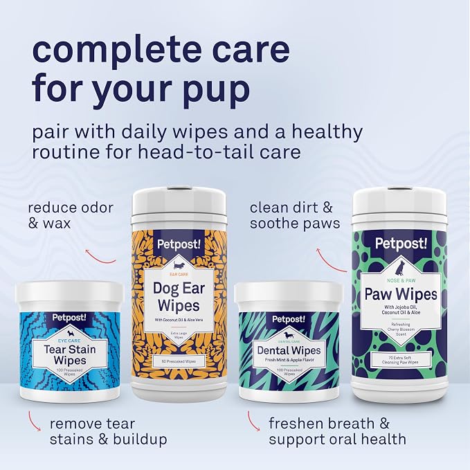 Petpost | Detangling Spray for Dogs with Knots, Mats & Tangles - Naturally Rejuvenating Dog Hair Detangler for Healthier, Shinier, Stronger Fur - Oatmeal, Aloe, and Vitamin E Formula 8 oz.