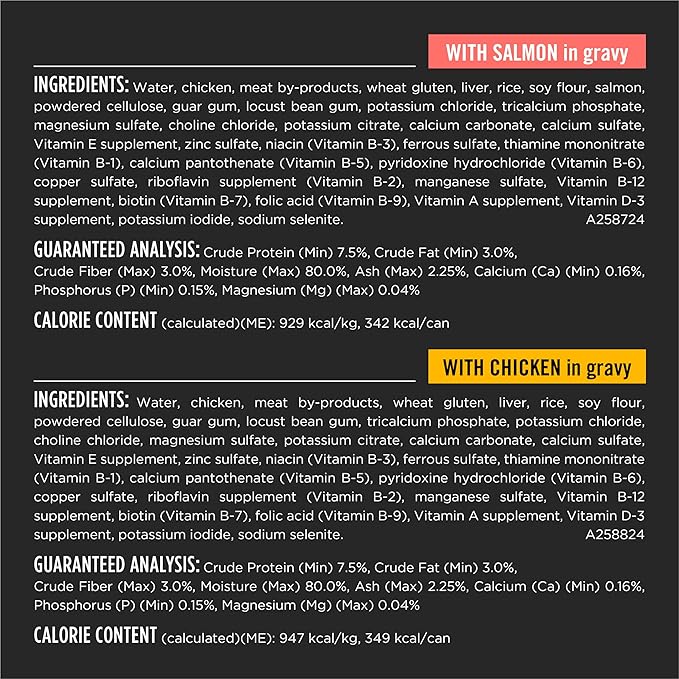 Purina Pro Plan Veterinary Diets UR Savory Selects Urinary Dog Food Ox/St with Chicken with Salmon Variety Pack - (Pack of 12) 13.3 oz. Cans
