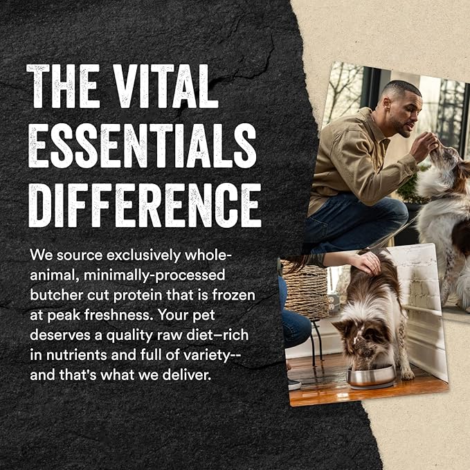 Vital Essentials Freeze Dried Dog Food Topper, Raw Turkey Ground Topper for Dogs | High Protein, Grain Free Dry Dog Food Mix-in | 6 oz Bag