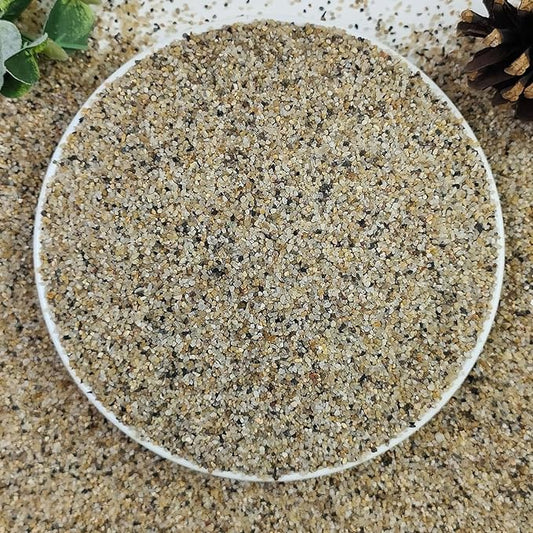YISZM 10lbs Aquarium Gravel, 1/16"(0.6-1.2mm) Natural River Rocks Succulent Cactus Pea Gravel for Plants, Fish Tank, Decorative Pebbles for Gardening, Flower Pots, Vase Fillers, Landscaping