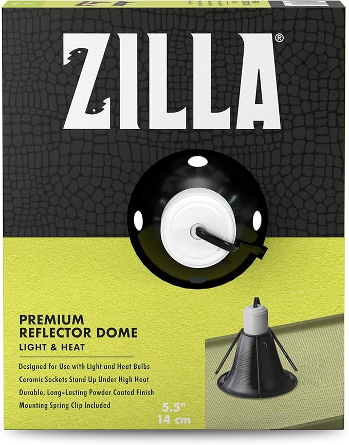 Zilla Premium Reflector Domes 5.5 Inches,Black