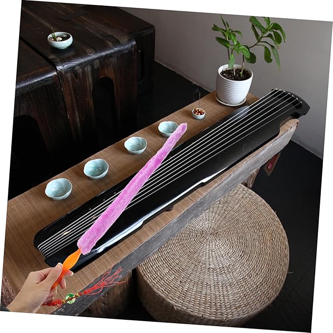 Guzheng Cleaning Brush with Flexible Rabbit Hair for Instrument Care Durable and Compact Design for Easy Storage for Musicians and Music Lovers