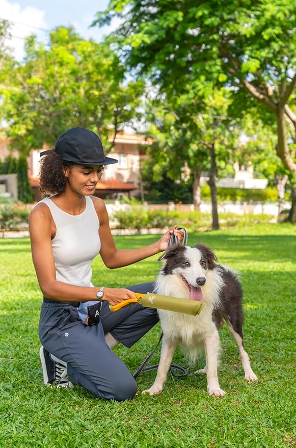 OllyDog Tugger | Durable Dog Tug Toy | Recycled | Tough Dog Bite Pillow | Handle | Interactive Pull Toy | Fetch & Training (Alchemy)