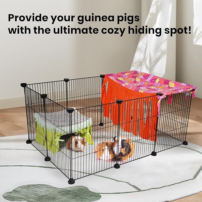 NAPLORD Guinea Pig Bed & Guinea Pig Hideout: C&C Cage Cozy Hideaway-Guinea Pig Toy