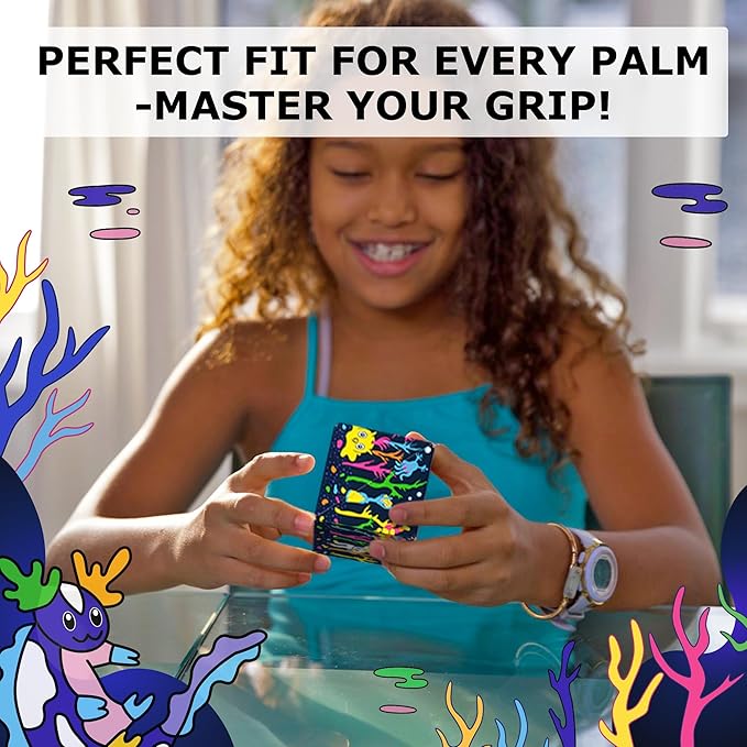 Shashibo Shape Shifting Box - Award-Winning STEM Fidget Toy with Ultra Strong Magnets - Puzzle Cube Transforms Into 100+ Shapes, Perfect Sensory Gift for Kids, Teens, and Adults (Glowquarium)