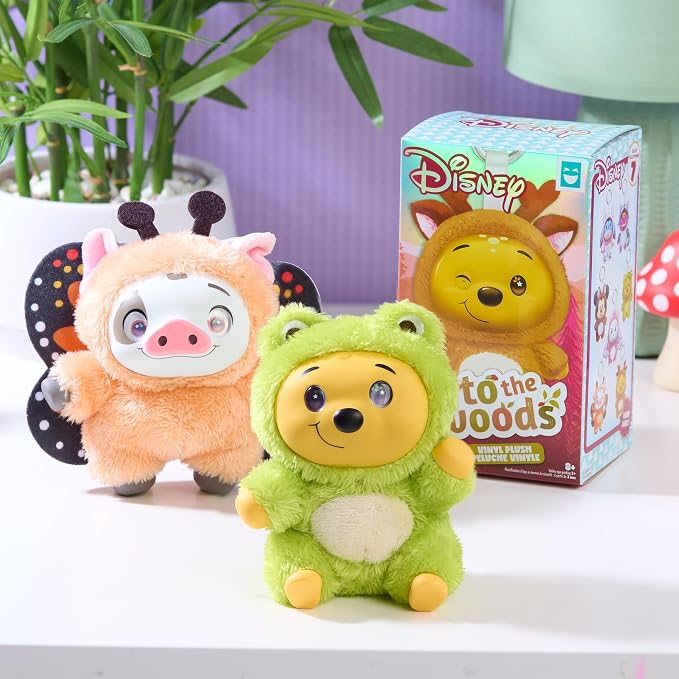 HAPPY HAUL Disney Into the Woods Vinyl Plush Clip-on Surprise Toy | Drop 2 Blind Box Collectible, 5.5-Inch Plush with Vinyl Face by Just Play, Short-Run Drop, Ages 8+