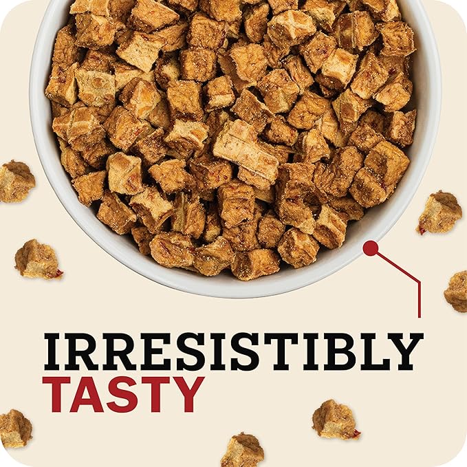 Redbarn Powerfood Air Dried Dog Food - 95% Beef & Beef Organs - High Protein Grain-Free Non-GMO Premium Dry Full Feed or Topper Made in USA with Omega 3 Salmon Oil Flaxseed - 5lb