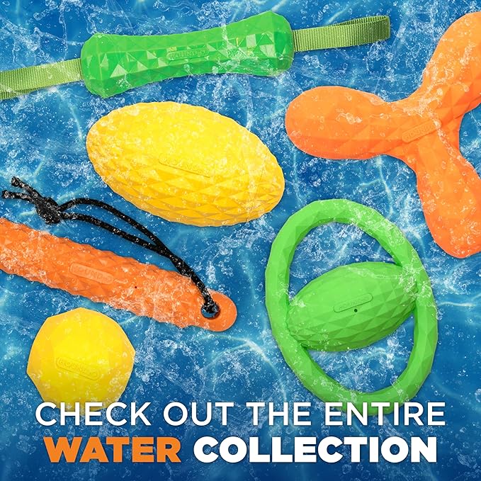 Dog Toys | Squeaky Fetch Balls for Dogs, Value 3-Pack | Bright Color Outdoor Dog Ball with Squeaker