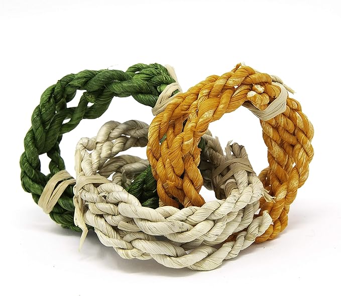 Oxbow Enriched Life Twisty Rings, Rabbit Toys, Guinea Pig Toys, Enrichment for Bunny, Guinea Pig, Hamster, Rabbit, Chinchilla, Rat, Chinchilla Cage Accessories, Small Pet Accessories for Cage