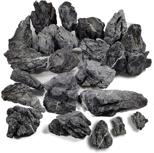 Voulosimi 44 lb Seiryu Rock Stone for Aquariums, Landscaping Model,Tank Decoration