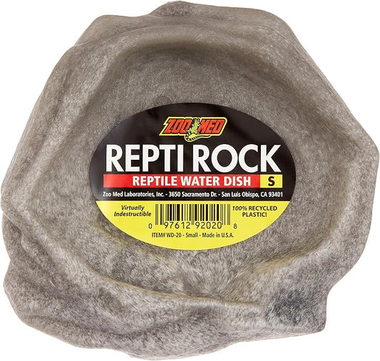 Zoo Med Reptile Rock Water Dish, Small
