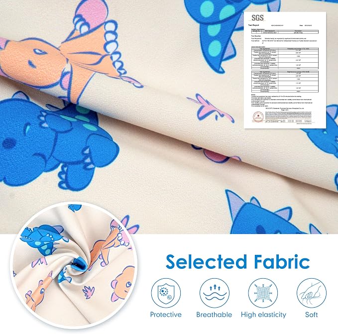 cyeollo Recovery Suit for Dogs Surgery Suit Female Spay Soft Breathable Pet Onesie Bodysuit Male Dog Neuter, Medium Large Dogs Surgical Recovery Shirt, Dinosaur, XL