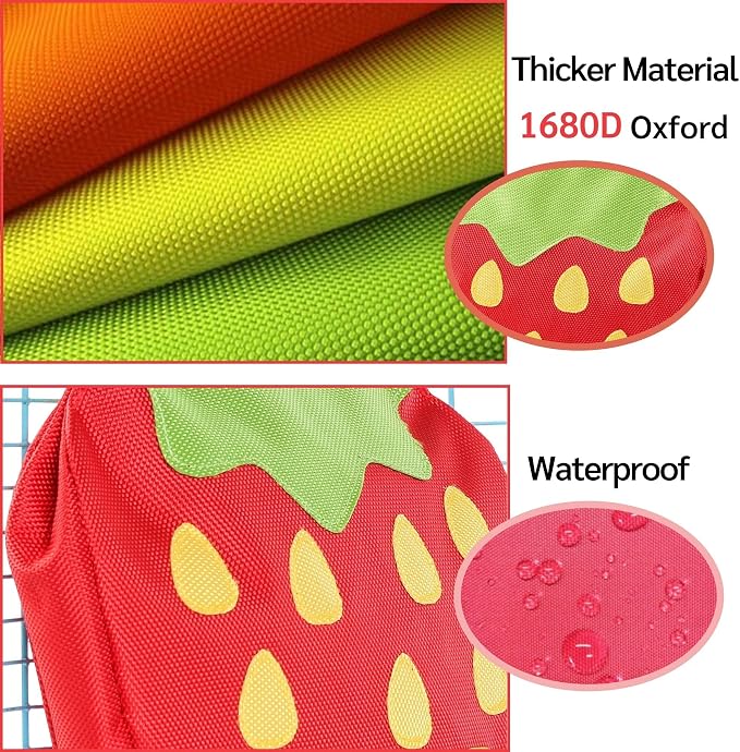 JanYoo Bunny Supplies Food Storage Hay Rack Feeder Rabbit Bag Hanging Manger for Guinea Pigs Chinchilla Gerbils Ferrets