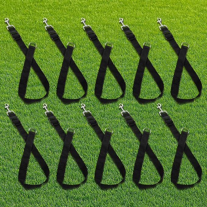 STARVAST 10 PCS Horse Bucket Straps, Sturdy Nylon Bucket Straps Adjustable Horse Trailer Ties for Water Bucket Horse, Hay Nets, Water Buckets, Horse Outdoor Feeders