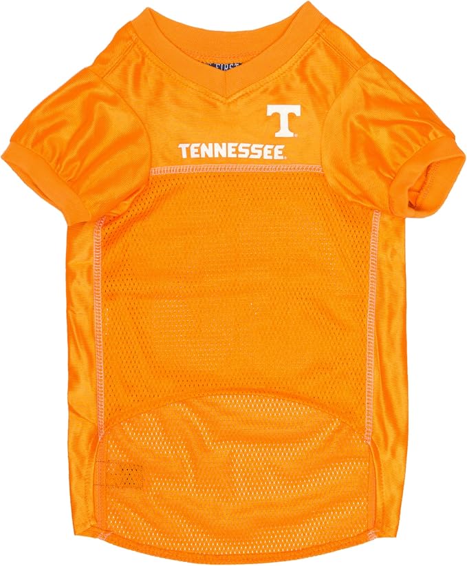 Pets First NCAA College Tennessee Volunteers Mesh Jersey for Dogs & Cats, Size XX-Large, Licensed Dog Jersey with Your Favorite Football/Basketball College Team (Pack of 2)