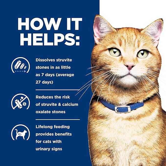 Hill's Prescription Diet c/d Multicare Stress Wet Cat Food, Vegetables, Tuna, & Rice Stew, 2.8 oz. Pouches, 24-Pack