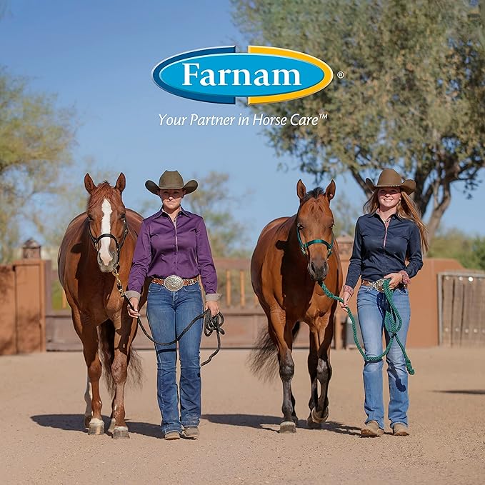 Farnam Horseshoer's Secret Deep-Penetrating Hoof Oil for Horses, Conditions Dry Hooves, Prevents Cracks, Splits & Contracted Heels, Contains Avocado, Glycerine & Mineral Oils, Fast Absorbing, 32 Oz