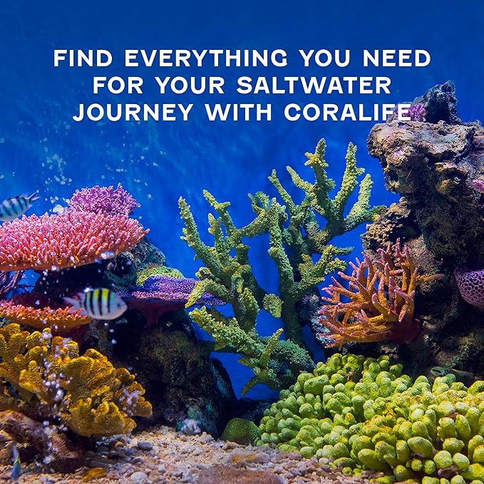 Coralife Saltwater Fish Tank Aquarium Nano Reef Part A and B, 8 oz
