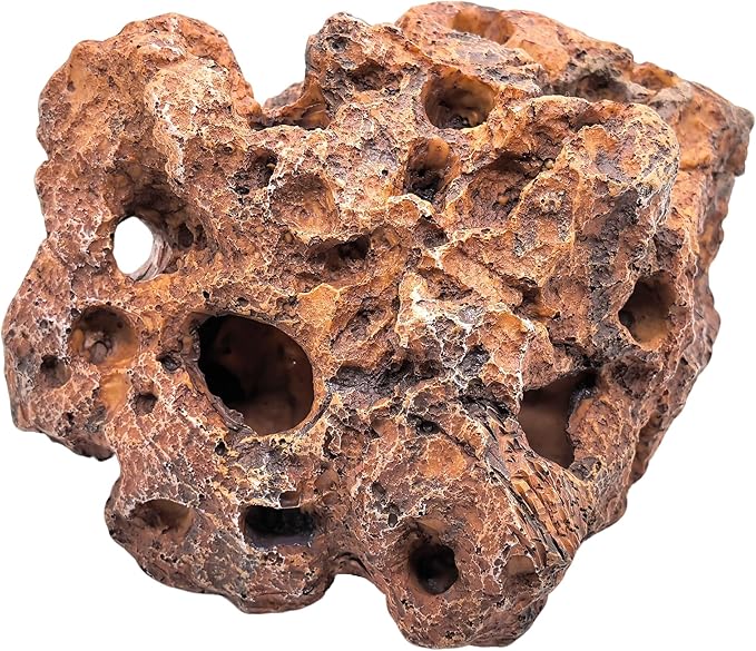 M2cbridge Large Aquarium Resin Holey Rock Decorations Hideouts Mountain Hideaway Caves Aquascaping Color A