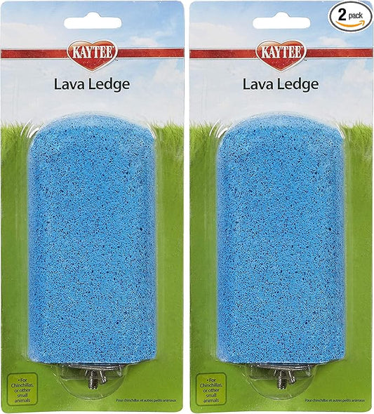 Kaytee Lava Ledge for Attaching to Small Pet Animal Wire Habitats (Pack of 2)