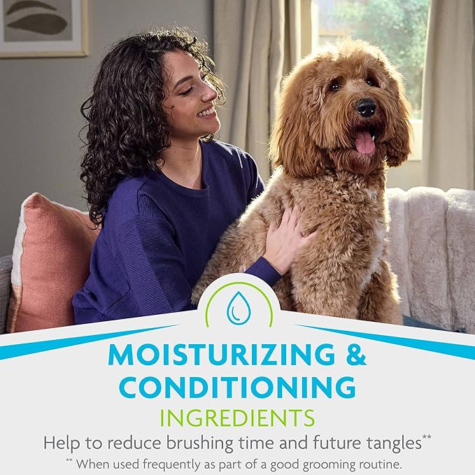 FURminator deTangling Leave-in Conditioner Spray, 8.5 Ounces, Lightly Scented, Gentle Ingredients Keep Coat and Skin Moisturized