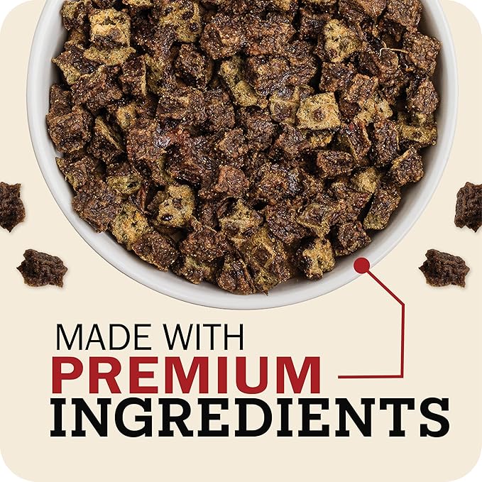 Redbarn Powerfood Air Dried Dog Food - 96% Chicken & Chicken Organs - High Protein Grain-Free Non-GMO Premium Dry Full Feed or Topper Made in USA with Omega 3 Salmon Oil Flaxseed - 5lb